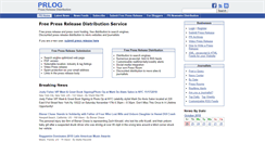 Desktop Screenshot of prlog.org